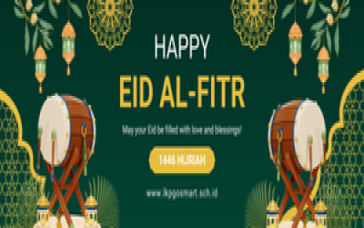 Selamat Hari Raya Idul Fitri 1446 H dari LKP Go Smart