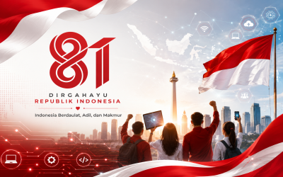 HUT ke-81 Republik Indonesia: Indonesia Berdaulat, Adil, dan Makmur, Semangat Bersatu Membangun Generasi Unggul Bersama LKP Go Smart
