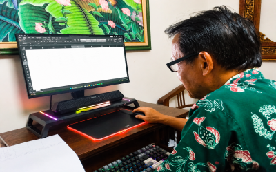 Selamat Bergabung di LKP Go Smart! Semangat Belajar Komputer di Usia 71 Tahun, Bapak Sunaryo dari Borobudur Patut Menjadi Inspirasi