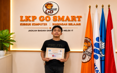 Selamat! Muhamad Fahmi Ghanesa Putra Resmi Menyelesaikan Kursus Komputer Kompetensi AutoCAD Teknik Mesin di LKP Go Smart