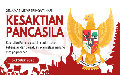 Selamat Memperingati Hari Kesaktian Pancasila 1 Oktober 2025