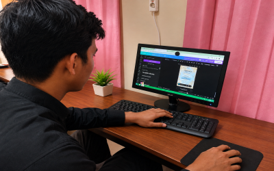 Semangat Berkarya! Kak Habis Memulai Project Pembuatan E-Book Canva Bertema 
