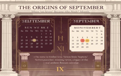 Asal Usul Bulan September: Ketika “Tujuh” Menjadi Bulan Kesembilan