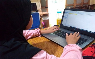 Belajar Pemrograman Sejak Dini! Affi dari SD Candimulyo 2 Mulai Pelajari Visual Basic di LKP GO SMART