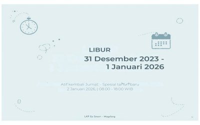 Pengumuman Libur dan Aktivitas Kembali LKP Go Smart